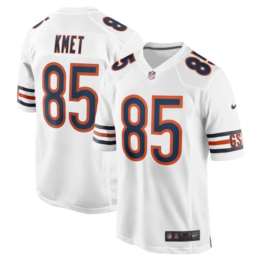 Men Chicago Bears #85 Cole Kmet Nike White Player Game NFL Jersey->chicago bears->NFL Jersey